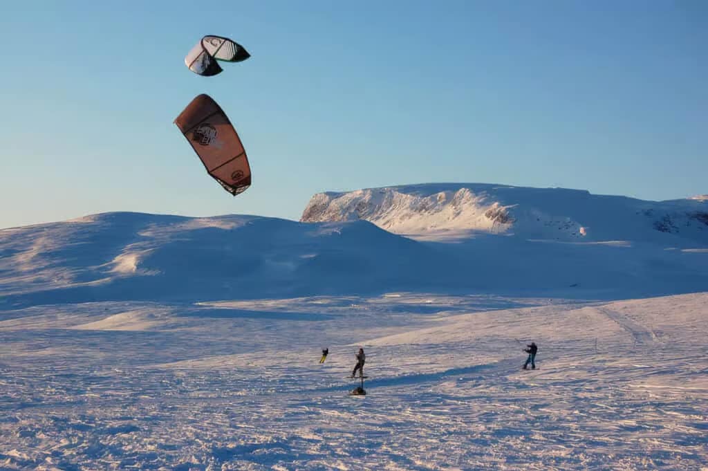 Miljøvernforbundet krever forbud mot kiting i villreinens vinterbeiter 50