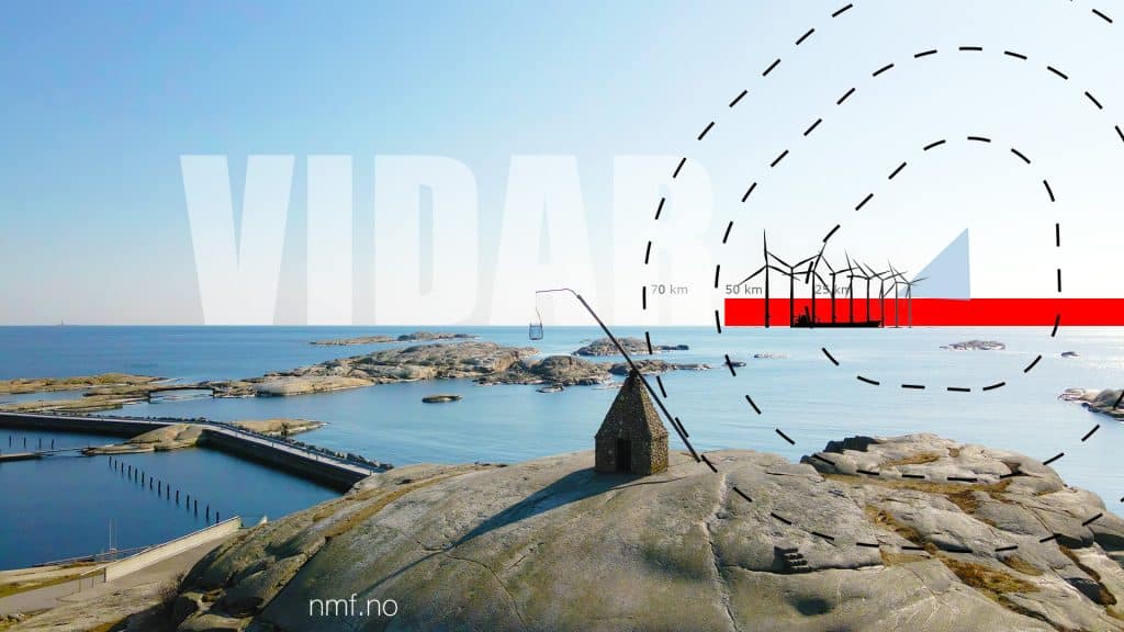 VIDAR offshore vindkraftanlegg - Norske Zephyr ønsker å fylle horisonten langs kystlinjen Østfold til Telemark med 370 meter høye turbiner 88