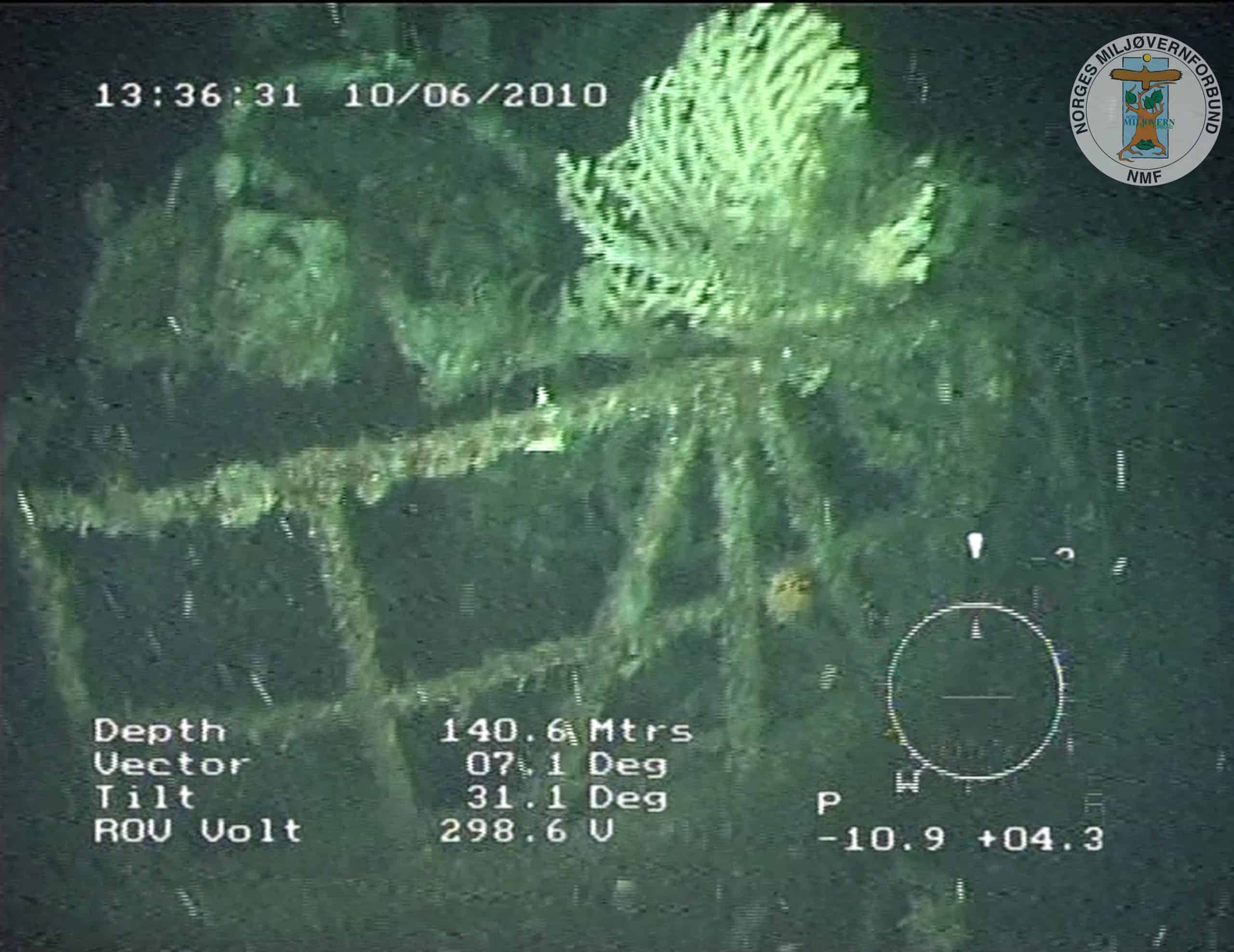 ROV-bilde av U-864 fra MS «Miljødronningens» tokt juni 2010.
